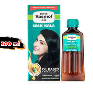 Super Vasmol 33 Kesh Kala Oil Based Hair Colour  100ml