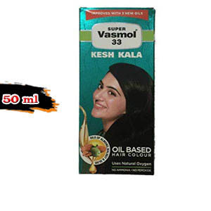 Super Vasmol 33 Kesh Kala Oil Based Hair Colour  50ml