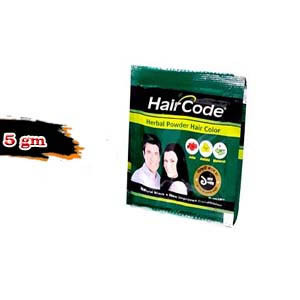 HairCode Herbal Powder Hair Black Color 5 gm
