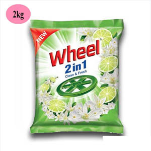 Wheel Washing Powder 2in1 Clean & Fresh 2-kg