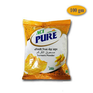 ACI Pure Turmeric Powder - 100gm (Holud Gura)