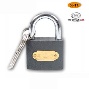 Tri-Circle 50TC Iron Padlock