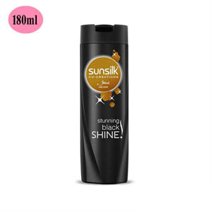 Sunsilk Shampoo Stunning Black Shine 180ml